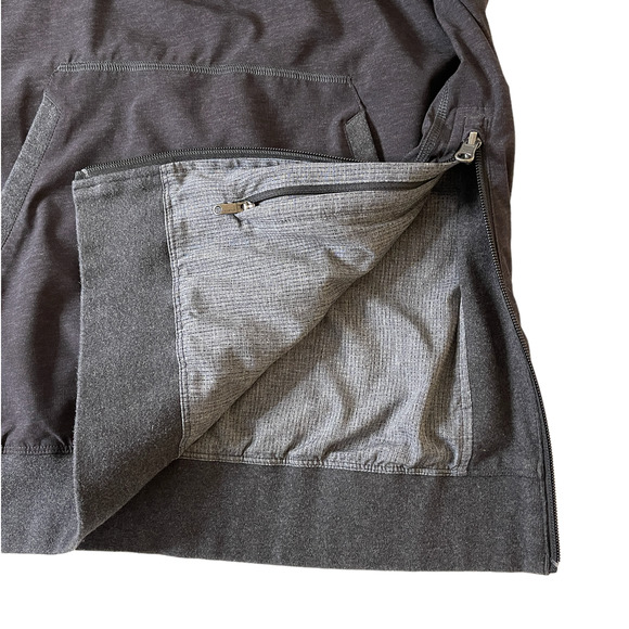Lululemon Athletica Sundown To Sunup Mens Gray Pullover Jacket Size Medium - Picture 12 of 15